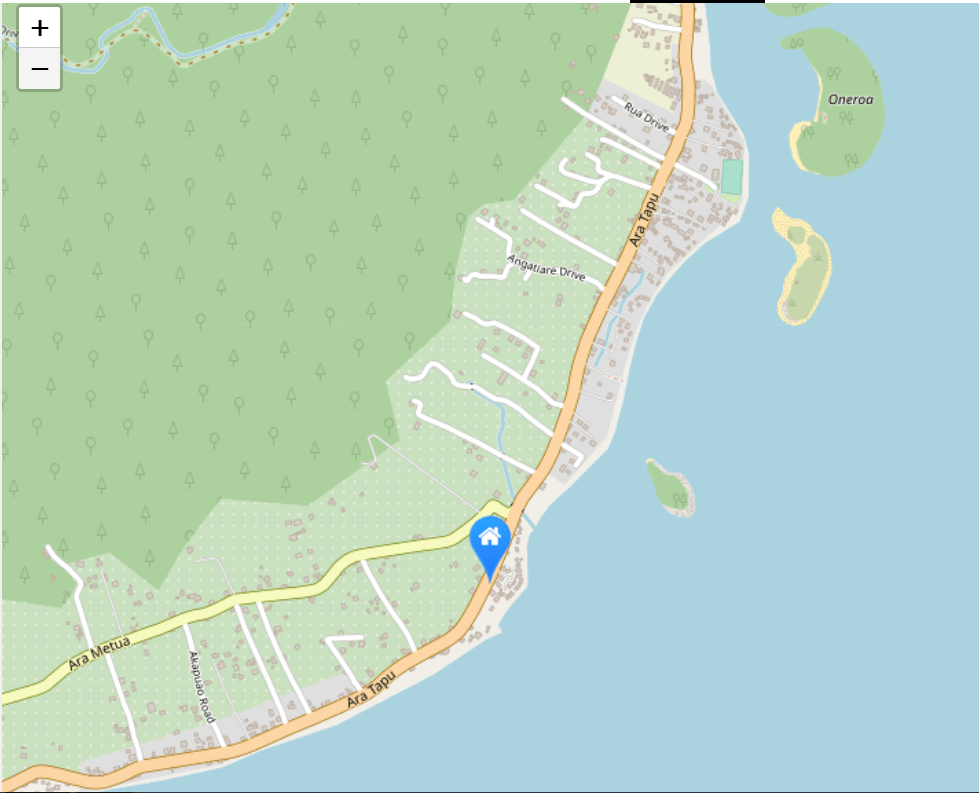 location rumours rarotunga map